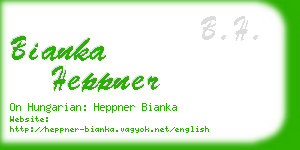 bianka heppner business card
